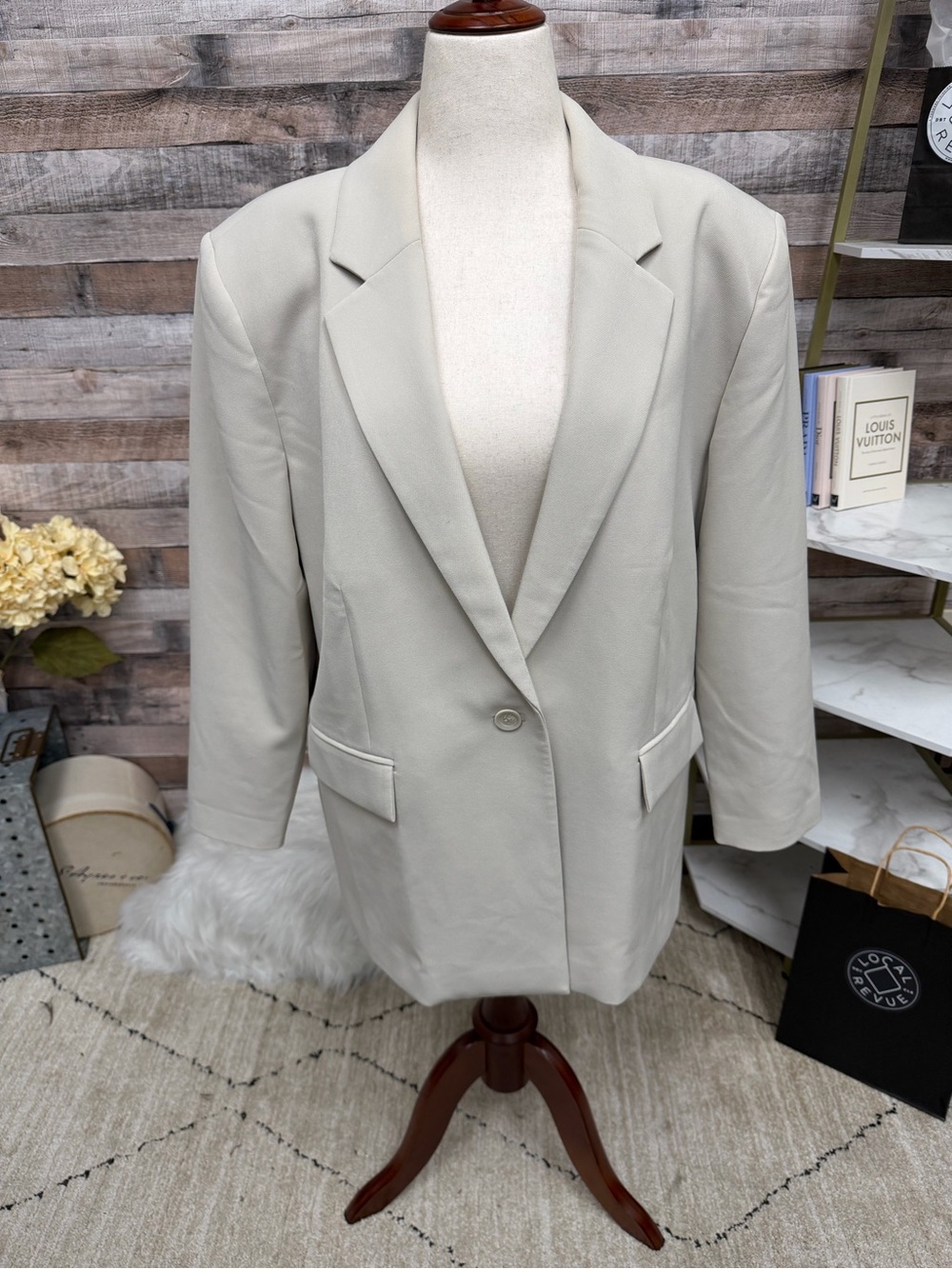 Open Edit Taupe Blazer XL